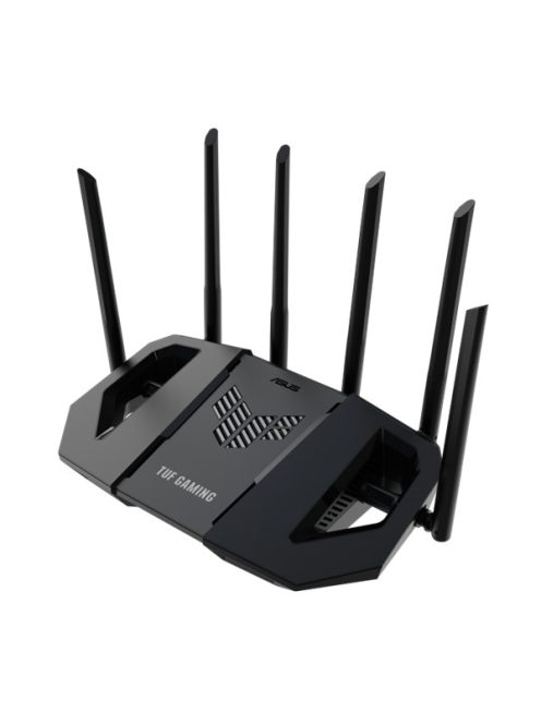 ASUS Wireless Router Dual Band BE6500 1xWAN(2.5Gbps) + 3xLAN(2.5Gbps) + 1xUSB, TUF-BE6500