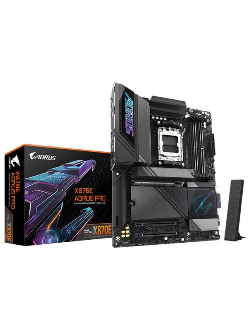 GIGABYTE Alaplap AM5 X870E AORUS PRO AMD X870, ATX