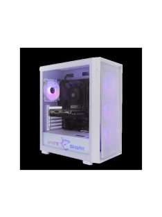   WHITE SHARK WARHEAD-3/W PC ház, E-ATX/ATX/M-ATX/ITX gamer, fehér