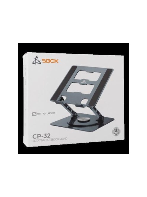 SBOX CP-32 LAPTOP STAND 10-17,3 360° - ban forgatható