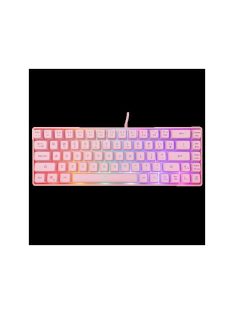   WHITE SHARK RONIN-P  WS GK-2201P-US  gamer billentyűzet, 68 gomb pink (angol)