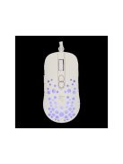 WHITE SHARK TRISTAN-W WS GM-9004W  7D / 12000 dpi fehér RGB gamer egér