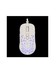   WHITE SHARK TRISTAN-W WS GM-9004W  7D / 12000 dpi fehér RGB gamer egér