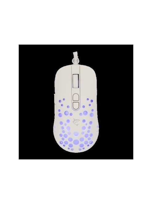 WHITE SHARK TRISTAN-W WS GM-9004W  7D / 12000 dpi fehér RGB gamer egér
