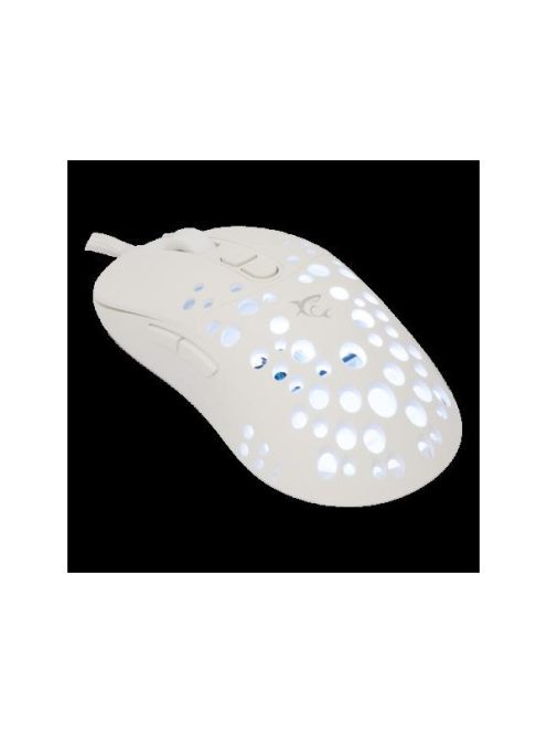 WHITE SHARK TRISTAN-W WS GM-9004W  7D / 12000 dpi fehér RGB gamer egér