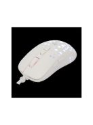 WHITE SHARK TRISTAN-W WS GM-9004W  7D / 12000 dpi fehér RGB gamer egér