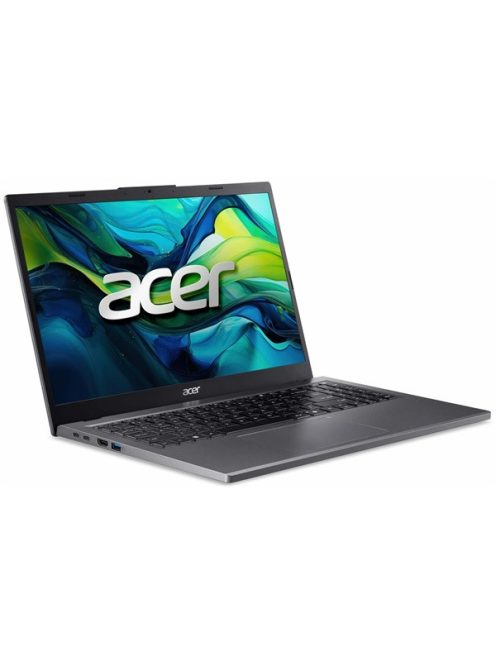 ACER Aspire A15-61M-R5S9, 15.6" FHD, AMD Ryzen 7 8840HS, 16GB, 1TB SSD, UMA, DOS, acélszürke