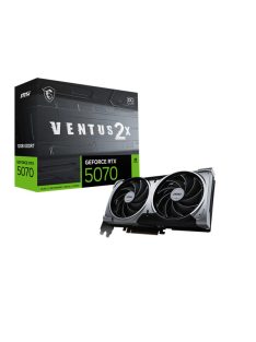   MSI Videokártya PCI-Ex16x nVIDIA RTX 5070 VENTUS 2X 12GB DDR7 OC