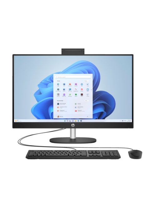 HP AIO 27-cr0010nn 27" FHD AG IPS 300d, Core i3-N300 2.4GHz, 8GB, 512GB SSD, fekete