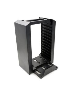   FROGGIEX PS4 Kiegészítő Töltő állomás + Játék tartó Fekete, FX-P4-C1-B