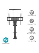 Nedis TVSM5840BK 37-80" LCD TV/Monitor motoros állvány (tartó konzol), állítható magasság 79 - 184 cm, Smart Wi-Fi, 60kg