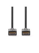 Nedis CVGL34060BK200 ultra HD HDMI kábel, HDMI dugó - dugó, 4K@60Hz, ARC, 18 Gbps, aranyozott csatlakozók, hossz 20m