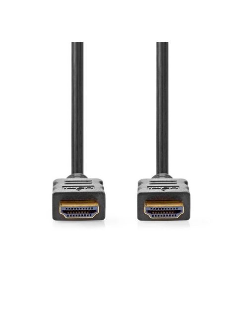 Nedis CVGL34060BK200 ultra HD HDMI kábel, HDMI dugó - dugó, 4K@60Hz, ARC, 18 Gbps, aranyozott csatlakozók, hossz 20m