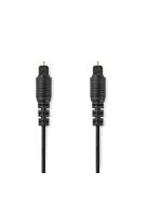 Nedis CAGL25000BK30 optikai audio kábel, TosLink dugó, hossz 3m