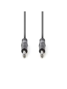   Nedis COTH23020GY30 félprofi audio kábel, 2 x 6,35mm sztereo jack dugó, hossz 3m, rugalmas