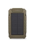 Nedis WCPBK80GN 8000mAh külső akku (powerbank) beépített napelem panellal, ideális vadkamerákhoz, 5V, 6V, 12V, IPX56