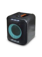 Nedis SPPT2450BK bluetooth hangszóró, 5.25" mélynyomó, 2 x 2" magassugárzó, 150W, 5 óra lejátszási idő, akku 2000 mAh