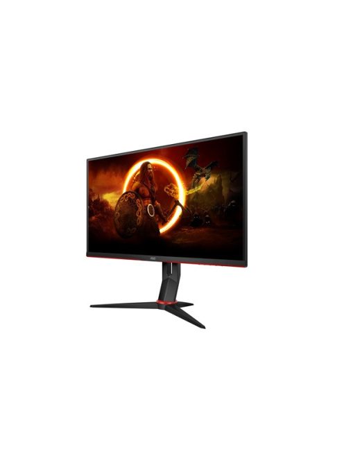 AOC Gaming 280Hz monitor 27" 27G2ZN3/BK, 1920x1080, 16:9, 300cd/m2, 0,5ms, 2xHDMI/DisplayPort, áll. mag. pivot