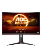 AOC Ívelt Gaming 280Hz monitor 27" C27G2Z3/BK, 1920x1080, 16:9, 300cd/m2, 0,5ms, HDMIx2/DisplayPort, állítható magasság