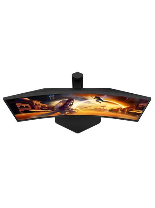AOC Ívelt Gaming 280Hz monitor 27" C27G4ZXU, 1920x1080, 16:9, 300cd/m2, 0,3ms, HDMIx2/DisplayPort/USBx4