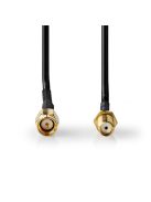 Nedis CSGL02010BK10 SMA kábel, 50 Ohm, 1m