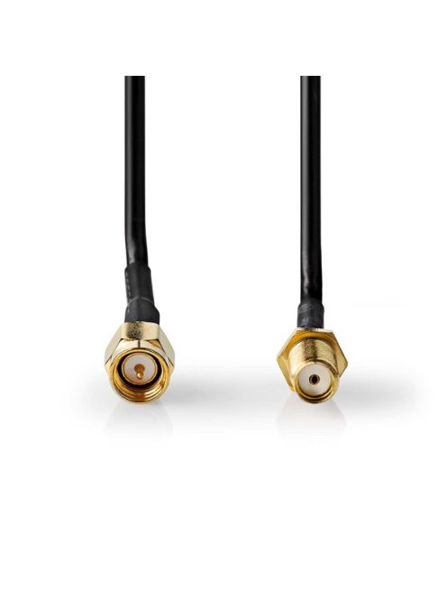Nedis CSGL02010BK10 SMA kábel, 50 Ohm, 1m