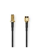 Nedis CSGL02010BK10 SMA kábel, 50 Ohm, 1m