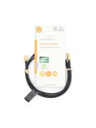 Nedis CSGL02010BK10 SMA kábel, 50 Ohm, 1m