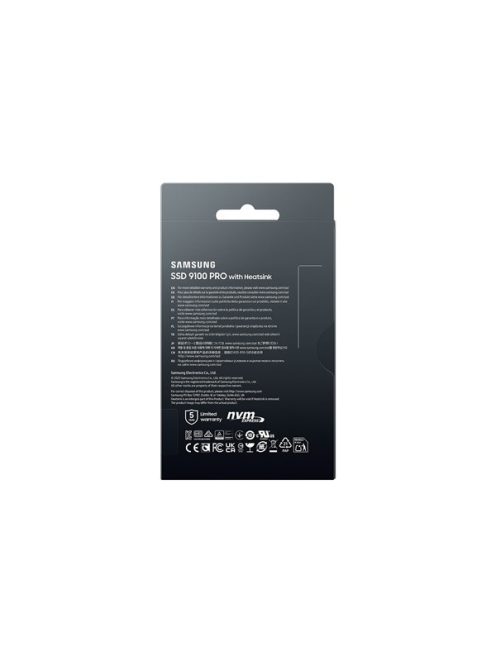SAMSUNG 9100 PRO with Heatsink PCIe 5.0 NVMe™ M.2 SSD 2TB