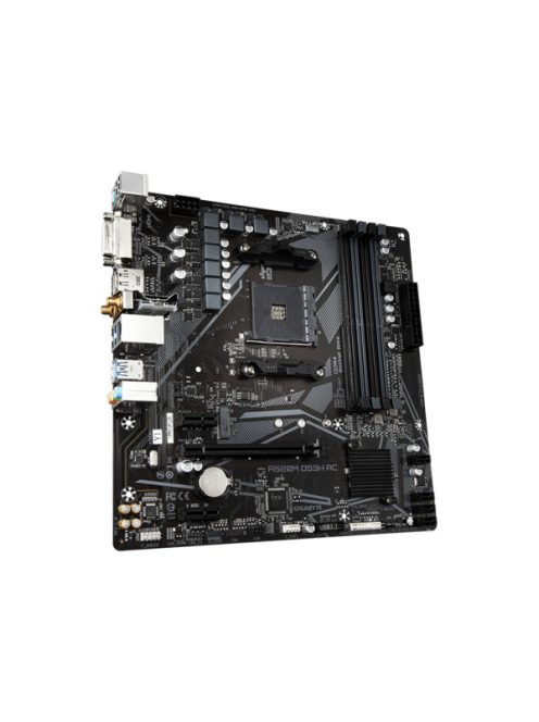 GIGABYTE Alaplap AM4 A520M DS3H AC AMD A520, mATX