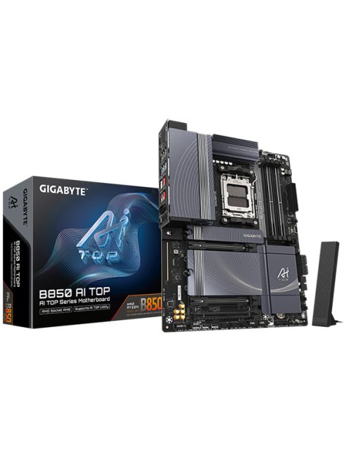 GIGABYTE Alaplap AM5 B850 AI TOP AMD B850, ATX