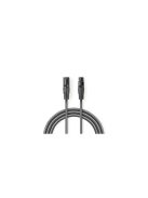 Nedis  COTG15012GY150 DMX adapter kábel, XLR 3 tűs apa | XLR 3 tűs anya | Nikkelezett | 15,0 m | kerek | PVC | Sötétszür