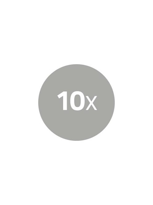 Nedis CAGP24900BK RCA csatlakozó, 10 db, Egyenes, Aranyozott,  Forrasztó, Kábel bemeneti átmérő: 7,0 mm, Fém, Fekete