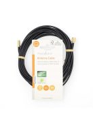 Nedis CSGL02210BK50 SMA kábel, RP SMA férfi, RP SMA női, Aranyozott, 50 Ohm, Egyetlen árnyékolt, 5,00 m, kerek