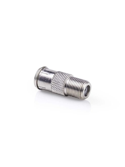 Nedis CSGP41956ME műholdas és antenna adapter, 10 db, F Férfi Gyors, F Nő,  Nikkelezett, 75 Ohm,  Egyenes, Fém, Ezüs