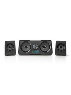  Nedis GSPR21022BK gamer hangszóró készlet, csatornák: 2.2, USB tápellátás, 3,5 mm jack, 48 W, LED, hangerőszabályozó