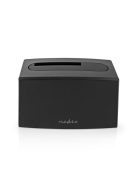 Nedis HDDUSB3210BK HDD / SSD dokkoló, USB 3.2 Gen1, USB Type-A, 2 fiókos,  2,5 / 3,5", USB 3.2 Gen1