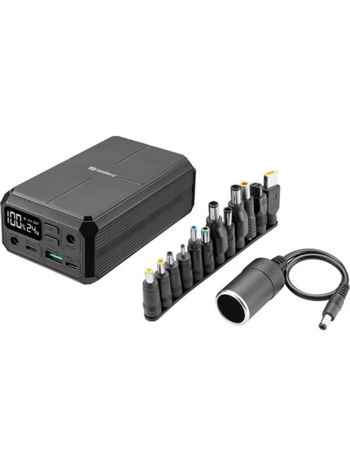 SANDBERG Hordozható akkumulátor, Laptop Powerbank 27000 PD100W