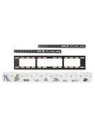 Nedis TVWM1051BK LCD TV / monitor fali tartó fix 37 - 70 "  Max. teherbírás: 35 kg,  Min. faltávolság: 23 mm