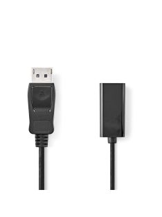   Nedis CCGB37150BK02 Display - HDMI adapter, 4K@30Hz Nikkelezett 0,20 m