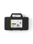 Nedis MPWD50CBK dinamikus mikrofon, levehető kábel 5m, 50 Hz - 15 kHz 600 Ohm -72 dB, kapcsoló, fekete/szürke