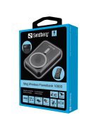 SANDBERG Hordozható akkumulátor, Mag Wireless Powerbank 10000