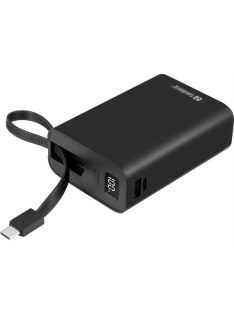   SANDBERG Hordozható akkumulátor, Connect 20000 PD20W powerbank