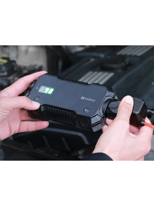 SANDBERG Hordozható akkumulátor, Car Jumpstarter Powerbank 10000