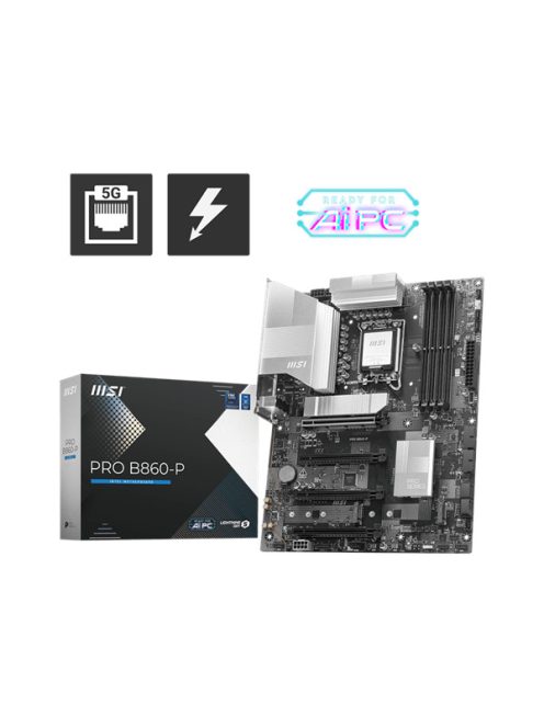 MSI Alaplap S1851 PRO B860-P Intel B860, ATX