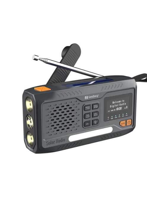 SANDBERG Rádió, Survivor DAB radio All-in-1 4500