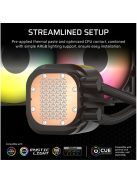 CORSAIR CPU hűtő NAUTILUS 240 RS ARGB Liquid CPU Cooler (vízhűtés), 2 Ventilátoros, LGA1851 támogatással, fekete
