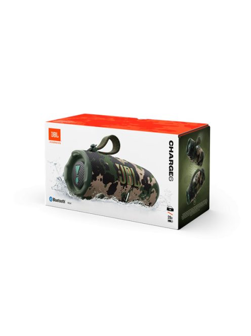 JBL CHARGE 6 SQUAD, BT hangszóró, Terepmintás (Hordozható, vízálló)