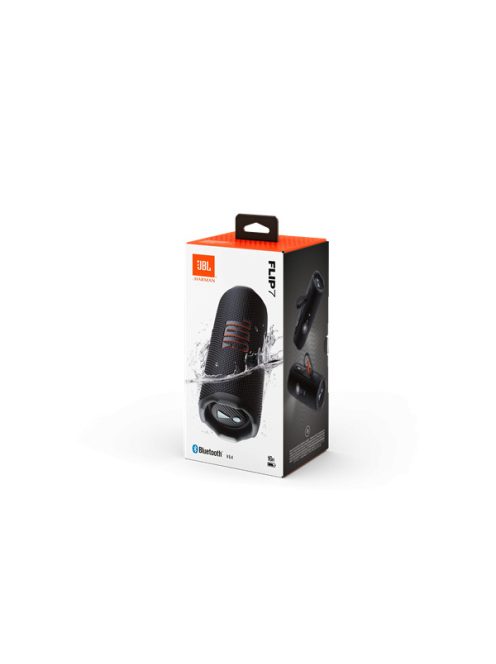JBL FLIP 7 BLK BT hangszóró, Fekete (Hordozható, vízálló)