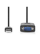 Nedis CCGW60852BK09, USB - RS232